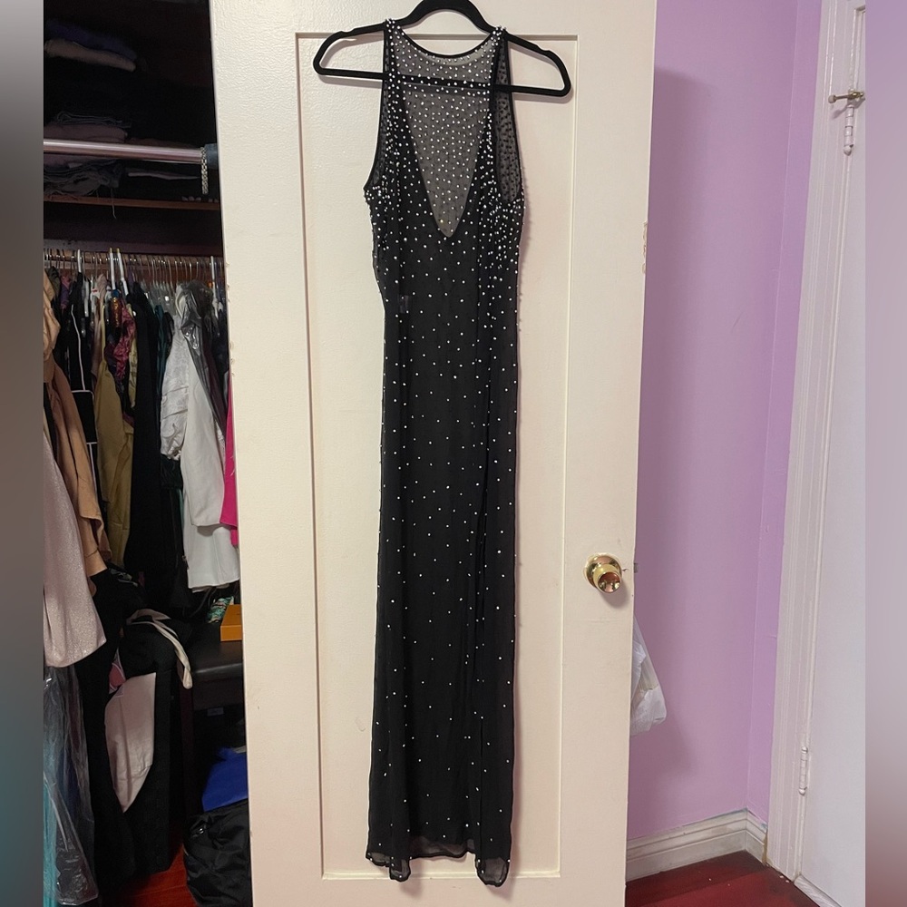 Retrofete Carmella Embellished Chiffon Dress - image 5